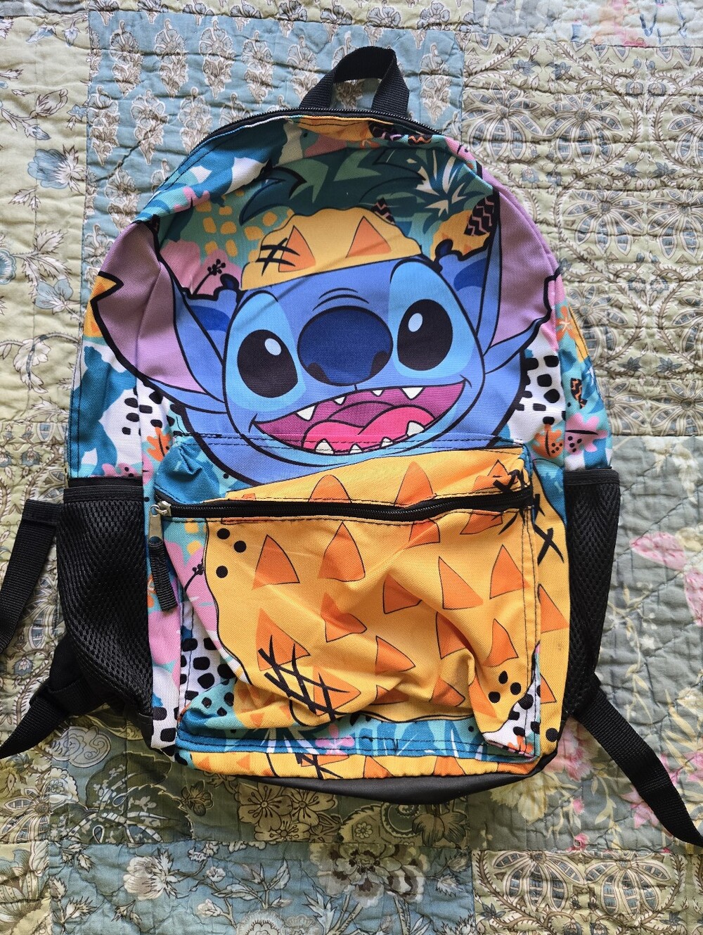 Disney Stitch Pineapple Backpack 17"